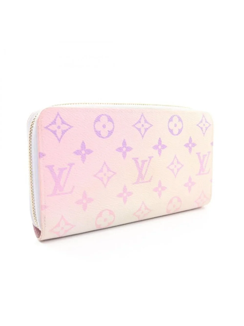 Louis Vuitton Round Wallet Zippy Monogram Spring in the City Sunrise Pastel
